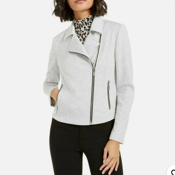 BAR III Gray Moto Women's Jacket - Picture 8 of 10